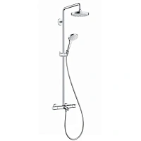 Душевая стойка Hansgrohe Croma Select E белый/хром