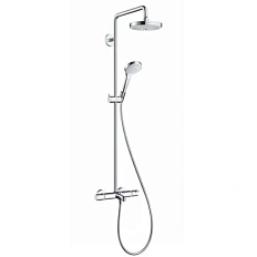 Душевая стойка Hansgrohe Croma Select E белый/хром
