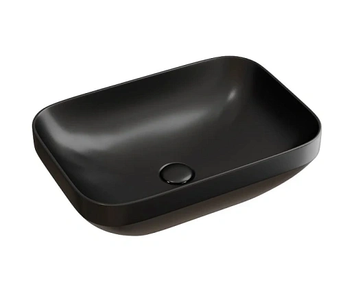Раковина Ceramica Nova Element 50 см черная матовая - фото 1