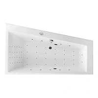 Ванна гидромассажная Excellent Sfera Slim Nano 170 x 100 см, правая, белый/хром, WAEX.SFP17S.NANO.CR