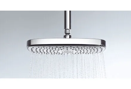 Верхний душ хром Hansgrohe Raindance Select 27384000 (детальная фотография), современные, hi-tech