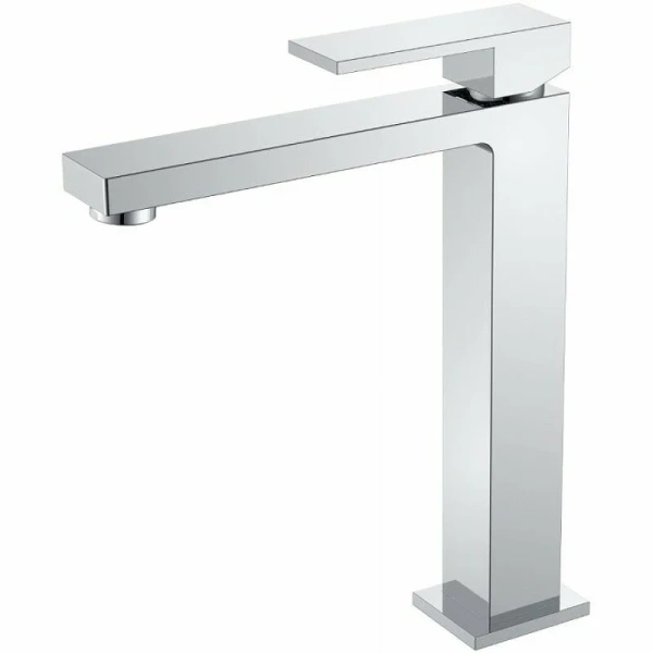 Смеситель для раковины Boheme Qubic хром 472-CR (детальная фотография)