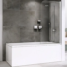 Шторка для ванны Abber Ewiges Wasser AG52100 100x140 см распашная