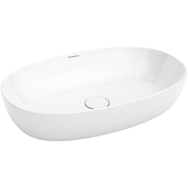 Раковина Kerama Marazzi Plaza 60 см белая глянцевая PLR.wb.60 (детальная фотография)