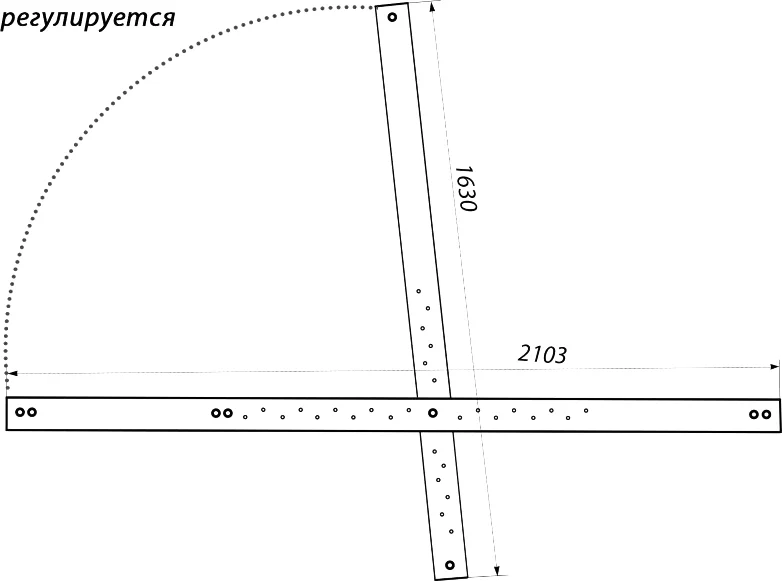 Каркас для ванны Тритон 160 см усиленный Щ0000045066 (детальная фотография) index_1