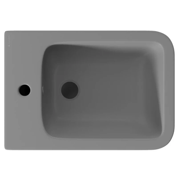 Биде подвесное Aqueduto MACIO серое матовое MAC0330 (детальная фотография), подвесные