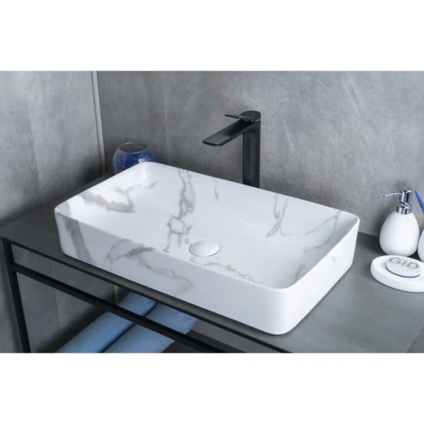 Раковина GID Geometrico Mnc396C 60 см под камень 54476 (детальная фотография), 60 см