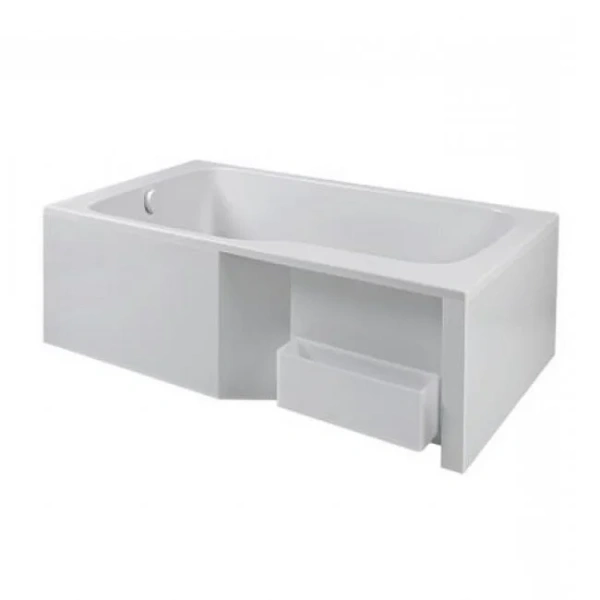 Ванна акриловая Jacob Delafon Bain-Douche Malice 170x90 см белая правосторонняя E6D065R-00 (детальная фотография), прямоугольные