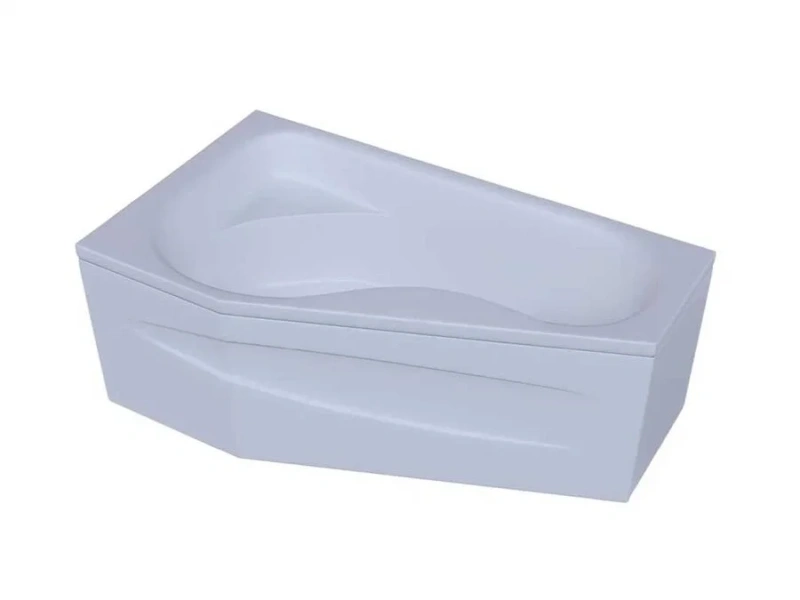Ванна акриловая Акватек Медея MED180 170x95 см асимметричная (детальная фотография)