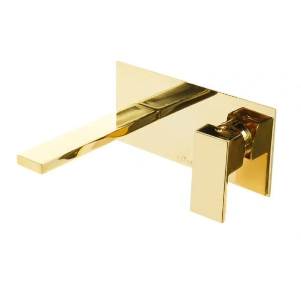 Смеситель для раковины Cezares Unika золото UNIKA-BLI1-03/24 (детальная фотография), современные, hi-tech