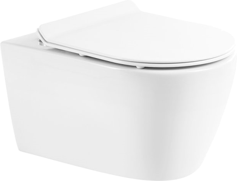 Унитаз подвесной BelBagno Marino безободковый BB105CHR (детальная фотография)