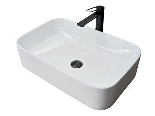 Раковина GID Geometrico N9599 61 см белая - фото 1