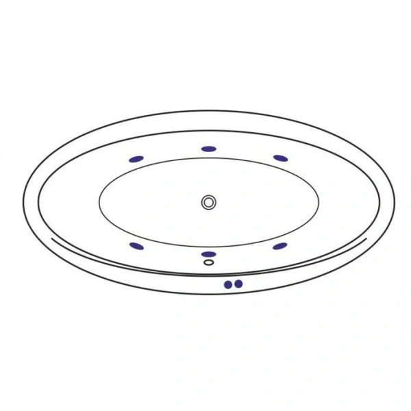 Ванна гидромассажная Excellent Lumina Soft 190 x 95 см, белый/хром, WAEX.LUM19.SOFT.CR (детальная фотография), приставные, встраиваемые