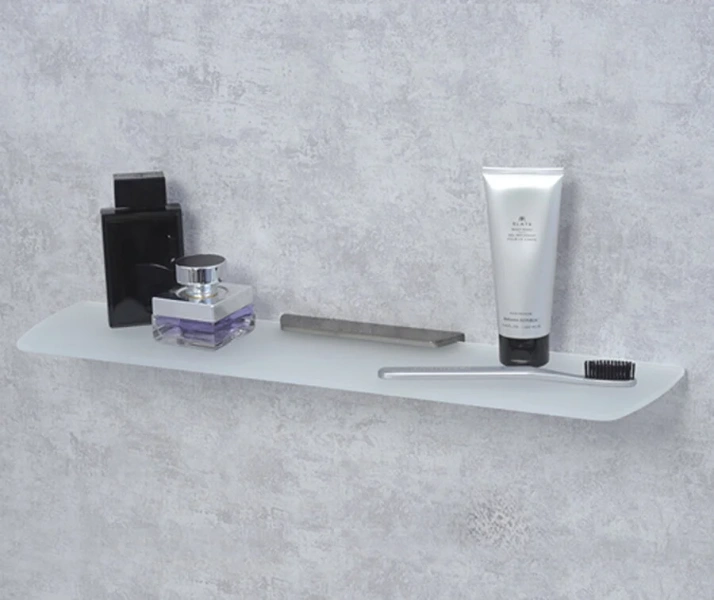 Полочка для ванной WasserKRAFT Wiese оружейная сталь K-8924 (детальная фотография), черные