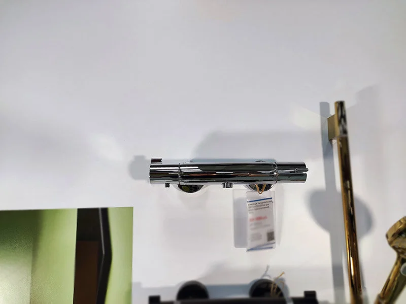 Смеситель для душа Hansgrohe Ecostat 13211000 термостатический (детальная фотография), современные, hi-tech