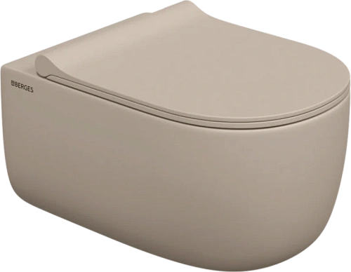 Унитаз подвесной BERGES Ego матовый жасмин - фото 3