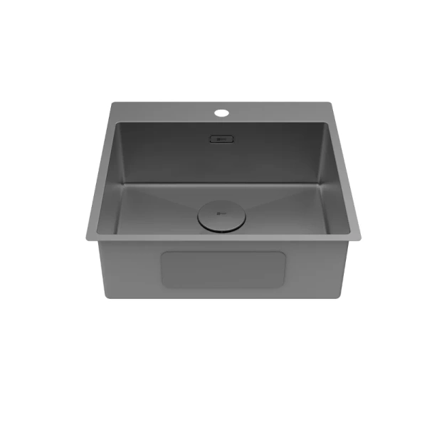 Мойка для кухни Lemark Janga 54 см графит 9936111 (детальная фотография), прямоугольной формы