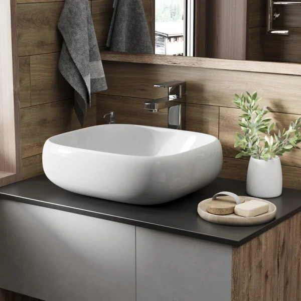 Раковина Grossman Falcon 45 см белая GR-3053 (детальная фотография), белые