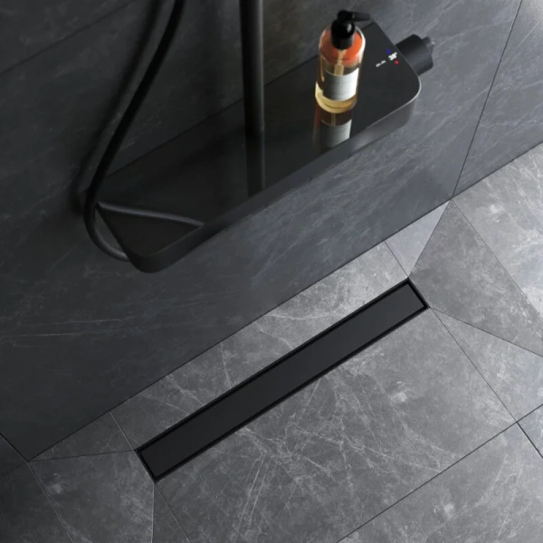 Душевой лоток Am.Pm MasterFlow 60 см черный матовый W01SC-U11-060-04BM (детальная фотография), душевой лоток index_1