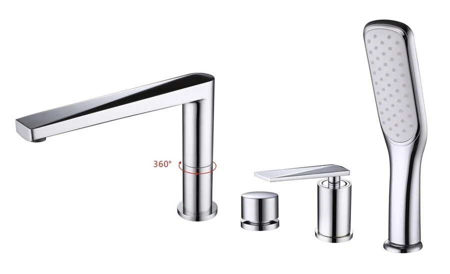 Смеситель для ванны Boheme Venturo рычажный (детальная фотография)