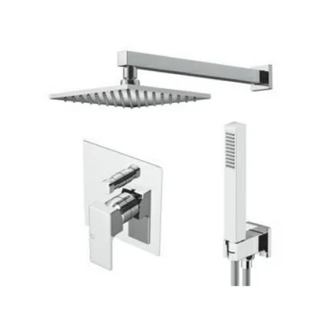 Душевой комплект Gattoni Kubik хром KTQ15/PDC0 (детальная фотография)