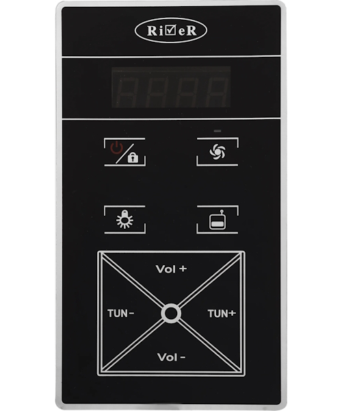 Душевой бокс River Sena 170x70 см с поддоном стекло тонированное SENA 170/70/55 TH (детальная фотография), стеклянные