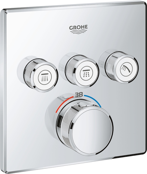 Смеситель для душа Grohe Grohtherm SmartControl термостатический хром 29126000 (детальная фотография)