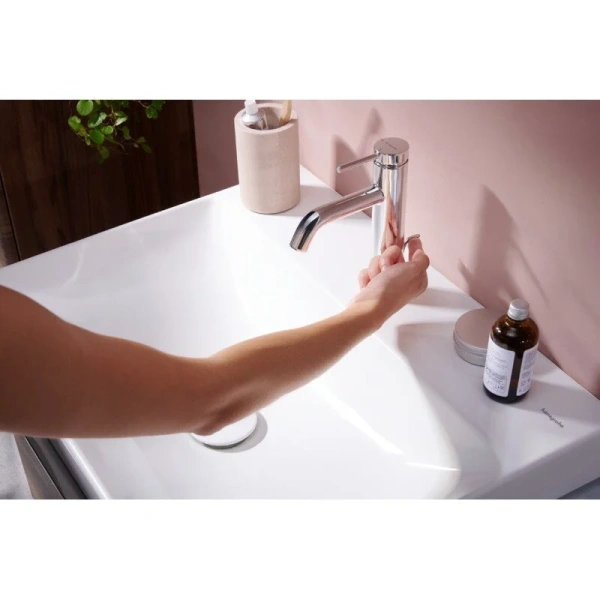 Смеситель для раковины Hansgrohe Tecturis S хром 73310000 (детальная фотография), однорычажные, двухрычажные