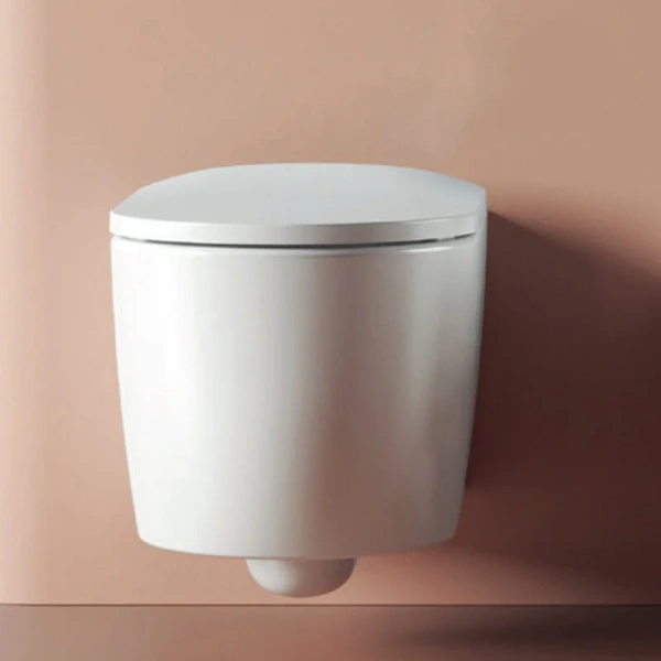 Унитаз подвесной ArtCeram Monet белый матовый MNV001 05 00 (детальная фотография), современные, hi-tech, круглые