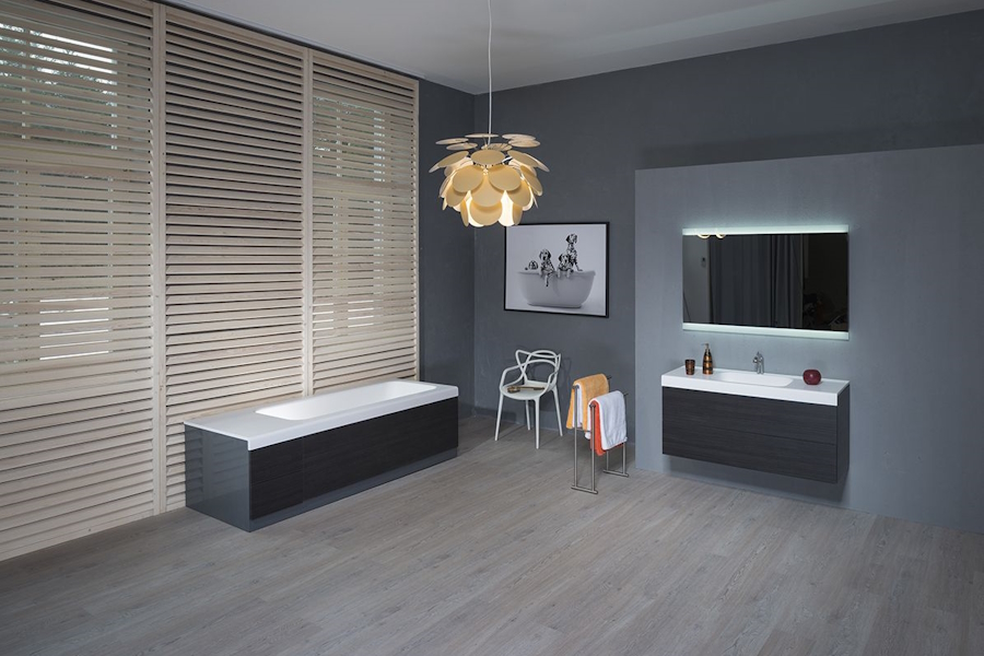 Ванна Balteco Integra 210 с двумя боковыми и фронтальной панелью (детальная фотография), глубокие index_1