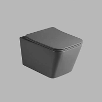 Унитаз подвесной Vincea Q-Line антрацит матовый