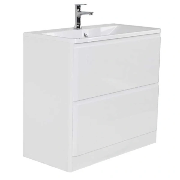 Тумба под раковину напольная BelBagno Albano 70 см bianco lucido ALBANO-700-2C-PIA-BL (детальная фотография)