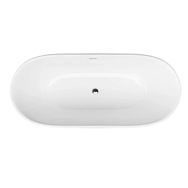 Ванна акриловая Grossman Classic GR-12502, 170 x 75 см, белая (детальная фотография), овальные