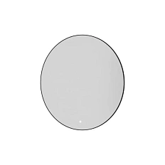 Зеркало с подсветкой Boheme 80 см черное матовое