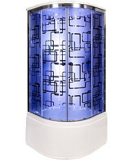 Душевая кабина Deto BM 100х100 см с led подсветкой