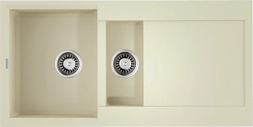 Мойка для кухни Omoikiri Sakaime 100-2-BE 100 см ваниль - фото 8