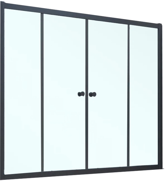 Душевая шторка на ванную стекло прозрачное Vegas-glass Z2V 160 01 (детальная фотография) index_1