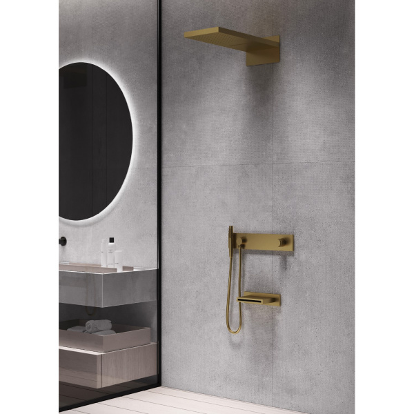 Душевой комплект Boheme Zodiac золото матовое 132-2-MG (детальная фотография), золотые