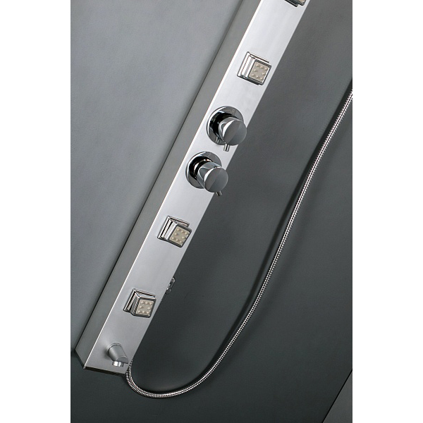 Душевая панель BandHours Square 230140000 (детальная фотография), с тропическим душем