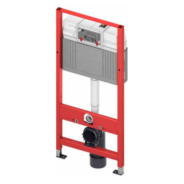 Унитаз с инсталляцией Tece TECEbase 2.0 с панелью смыва K440407.WCD (детальная фотография), с инсталляцией