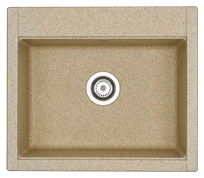 Мойка для кухни Акватон Делия 60 см песочная 1A715232LD220 (детальная фотография), врезные