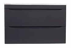 Тумба под раковину подвесная Style Line Бергамо 90 см черный