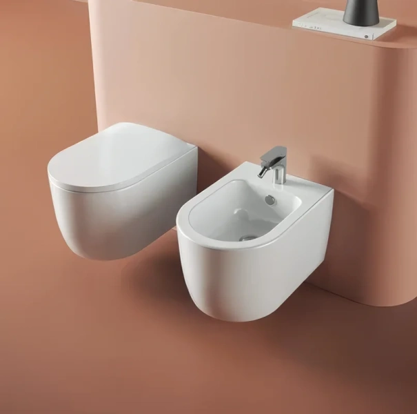 Биде подвесное ArtCeram Monet белый глянцевый MNB001 01 00 (детальная фотография), современные, hi-tech