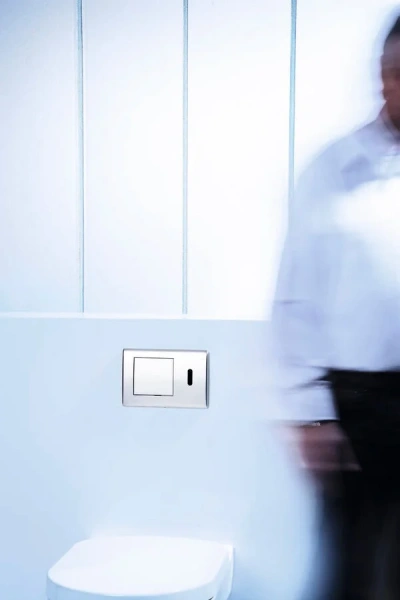 Клавиша смыва Tece TECEplanus хром глянцевый 9240353 (детальная фотография), слив стандартный с одной клавишей