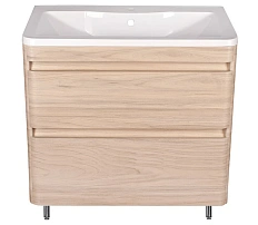 Тумба под раковину напольная Style Line Атлантика 80 см ясень перламутр