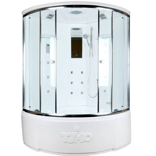 Душевой бокс Timo Lux 150x150 см высокий поддон T-7755 (детальная фотография)