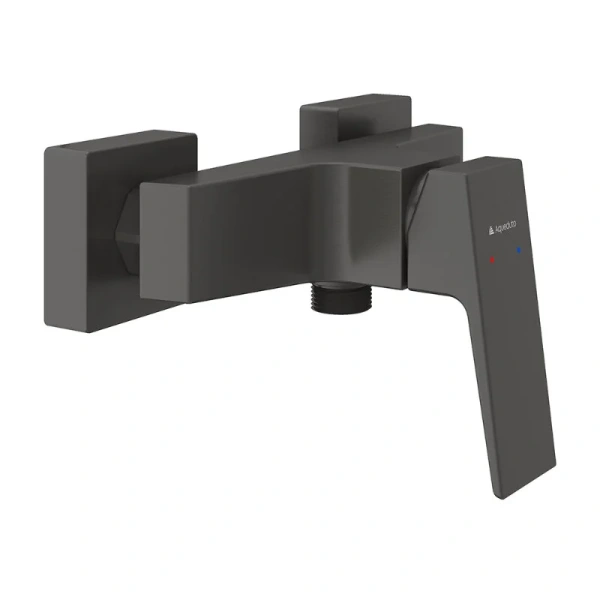 Смеситель для душа Aqueduto Claro CLA0745, цвет вороненая сталь, gunmetal (детальная фотография)