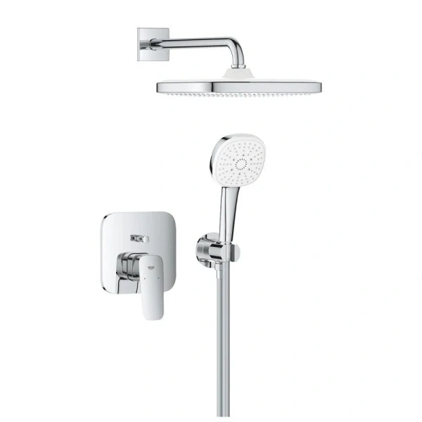 Душевой комплект Grohe Cubeo хром 1053360000 (детальная фотография), душевые комплекты, наборы
