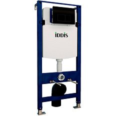 Инсталляция для унитаза IDDIS Optima Home клавиша смыва черная