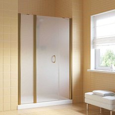 Душевая дверь профиль бронза стекло сатин Vegas-glass